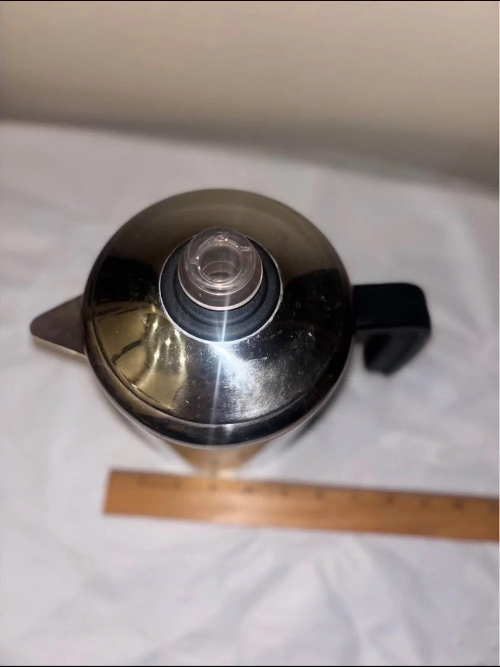 Vintage Stainless Steel Stovetop Coffee Percolator  Arcosteel